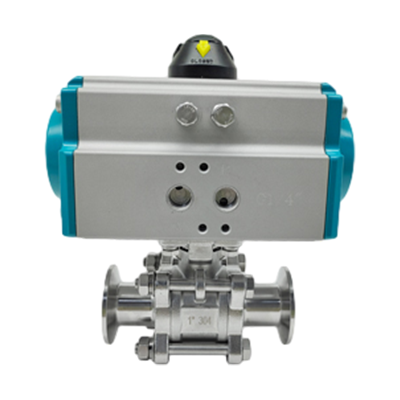 Pneumatic Sanitary Clamp Ball Valve