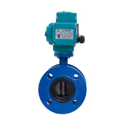 Electric Double Flanged Butterfly Valve
