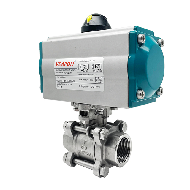 pneumatic actuator ball valve